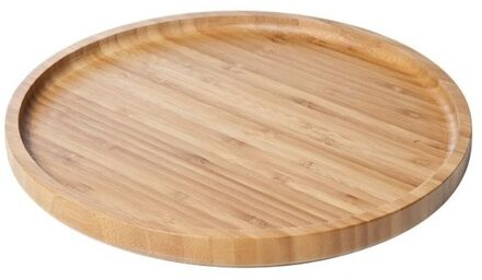 Cosy&Trendy Serveerplank voor hapjes - rond - D28 cm - hout - serveerblad - borrelplank