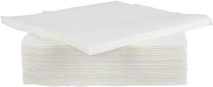 Cosy&Trendy Servetten Luxe kwaliteit - wit - 40x - 38 x 38 cm - Tafel decoratie - Papier - Feestservetten