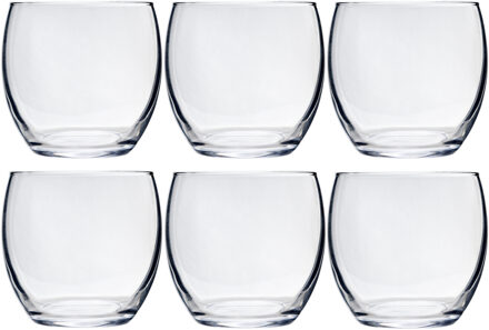 Cosy&Trendy Set van 12x stuks waterglazen/drinkglazen transparant 340 ml - Drinkglazen