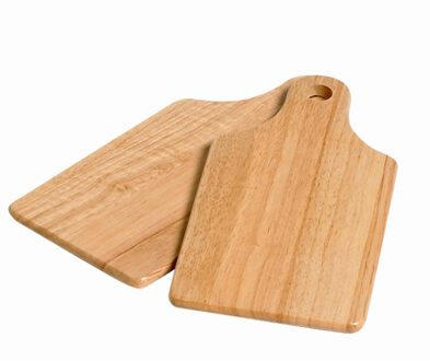 Cosy&Trendy Snijplanken/serveerplanken - Set van 2x - 28 x 14 cm - hout - broodplanken