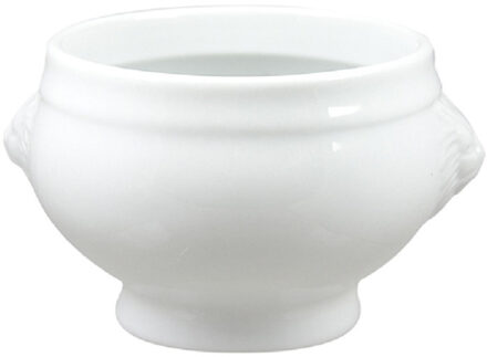 Cosy&Trendy Soepkommen leeuwenkop - porselein - 12 x 7 cm - Soeptassen/soepkommen