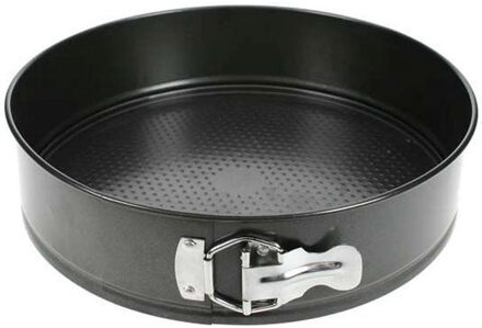 Cosy&Trendy Taart bakvorm - springvorm - rond - zwart - Dia 24 cm - met antiaanbaklaag - Taartvorm