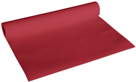 Cosy&Trendy Tafelloper - papier - bordeaux rood - 480 x 40 cm - Feesttafelkleden