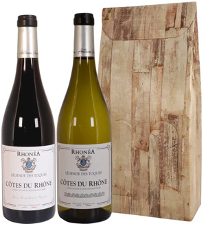 Cotes Du Rhone rood en wit