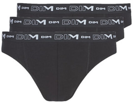 Coton Stretch - 3 pack Heren Slip - Zwart/Zwart/Zwart  - maat L