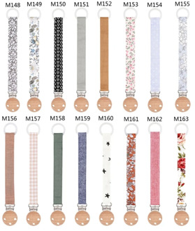 Cotton Baby Pacifier Chain Clip Soother Nipple Holder Clasps Dummy Pacifier Clip