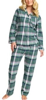 Cotton Flannel Pyjamas * Actie * Versch.kleure/Patroon,Roze,Blauw,Groen,Rood - XX-Large