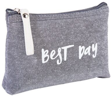 Cotton Linen Large-Capacity Cosmetic Bag 1PC Women Multi-function Travel Cosmetic Bag Makeup Organizer#25 grijs