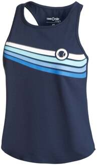 Cotton Mix Tanktop Special Edition Dames-Donkerblauw,Veelkleurig - XS