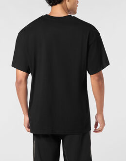 Cotton Round Neck T-Shirt Hyper Sport Zwart/wit