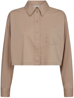 Cottoncc blouses beige Co'Couture , Beige , Dames - M,S,Xs