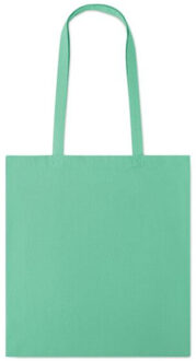Cottonel kleur + katoenen shopper tas Groen - One size