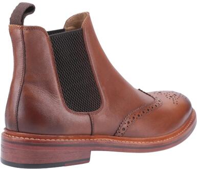 Cotwold Mens Siddington Leder Elasticated Dress Boot (Bruin)