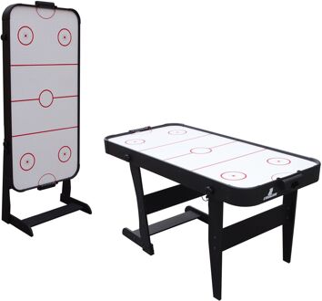 Cougar airhockeytafel Icing opvouwbaar 152 x 73 x 79 cm Zwart