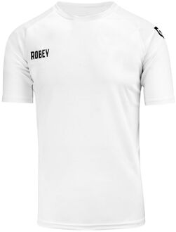 Counter Sportshirt - Maat M  - Mannen - wit