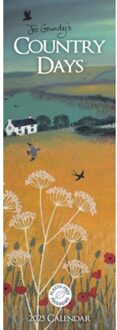 Country Days, Jo Grundy Slim Calendar 2025 - Calendars, Carousel