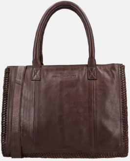 Country handtas M donkerbruin