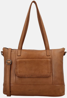 Country shopper 13.3 inch camel Cognac