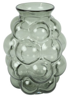 Countryfield Bloemenvaas Bubblegum Large - transparant glas - lichtgrijs - D21 x H30 cm - vaas