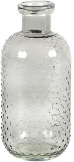 Countryfield Bloemenvaas Cactus Dots - grijs - glas - D11 x H24 cm