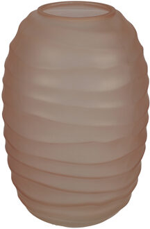 Countryfield Bloemenvaas Evita - roze - mat glas - D15 x H22 cm