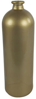 Countryfield Bloemenvaas/flesvaas Dawn - goud glas - D13 x H41 cm - vaas