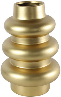 Countryfield bloemenvaas - goud - keramiek - Art Deco de luxe - D26 x H39 cm