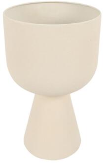Countryfield Bloempot Tibbe crème Ø21xH35cm