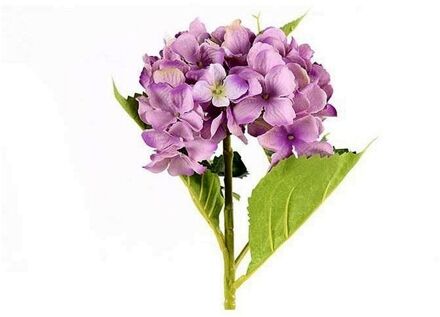 Countryfield Decoratieve tak Hydrangea Violet - 46 cm Paars