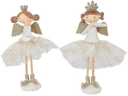 Countryfield Engel Swan wit 4xH14,5cm verschillende