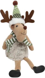 Countryfield Hert met bungelbenen Donny 9x10x24cm groen