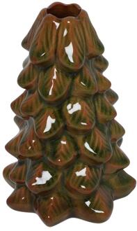 Countryfield Kaarshouder everlands kunstkerstboom groen H15cm