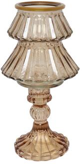 Countryfield Kandelaar boom S bruin Ø10,5xH18,5cm