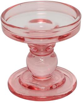 Countryfield Kandelaar S donker roze 8,5x8,5x8,5cm