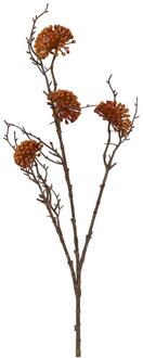 Countryfield Kunstbloem Helix oranje 75x13x6,5cm