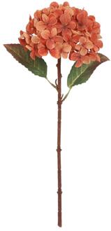 Countryfield Kunstbloem hydrangea oranje