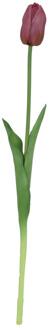 Countryfield Kunstbloem tulp paars 10x10x47cm