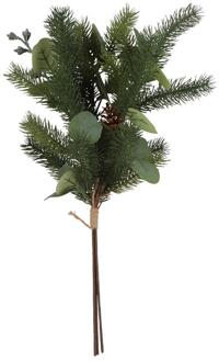 Countryfield Kunstboeket Picea Euca H56cm 3 takken groen