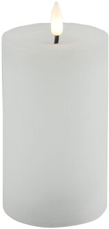 Countryfield LED kaars/stompkaars - wit - D7,5 x H12,5 cm - timer