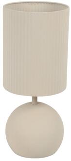 Countryfield Tafellamp Saris S crème Ø19xH45cm