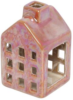 Countryfield Theelicht huis S rood 6x6x10cm