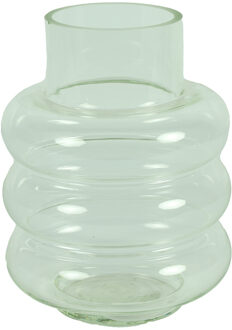 Countryfield Vaas Bubbles - helder transparant - glas - D17 x H22 cm&n