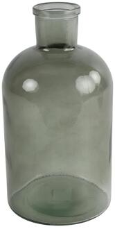 Countryfield Vaas glas grijs 14x14x27cm