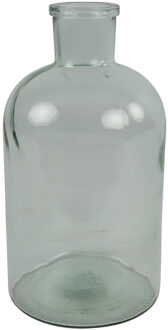 Countryfield Vaas - helder/transparant - glas - Apotheker fles vorm - D14 x H27 cm