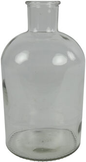 Countryfield Vaas - helder/transparant - glas - Apotheker fles vorm - D17 x H31 cm
