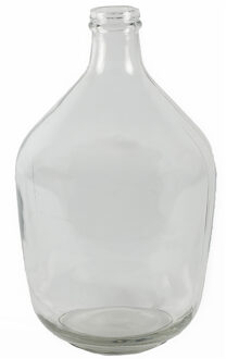 Countryfield Vaas - helder transparant - glas - XL fles vorm - D23 x H38 cm