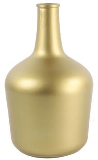 Countryfield Vaas - mat goud - glas - XL fles - D25 x H42 cm