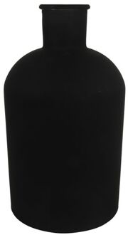 Countryfield Vaas - mat zwart - glasA - apotheker fles - D17 x H31 cm