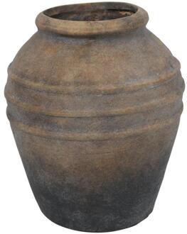 Countryfield Vaas Reuben L grijs Ø23xH27cm