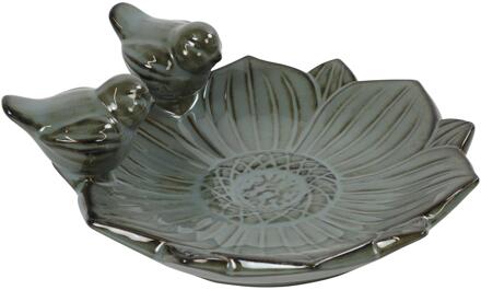 Countryfield Vogelbad Fleuri blauw 27x26x10cm